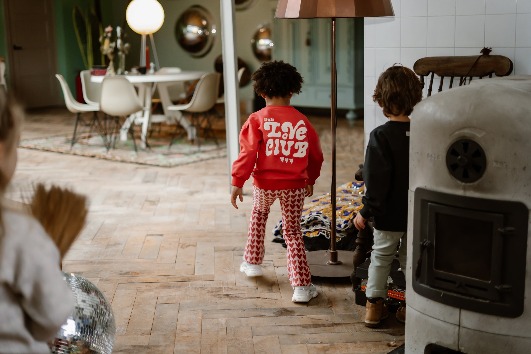 Daily Seven "Leggings ausgestellt" mit Herzchen - Nikki