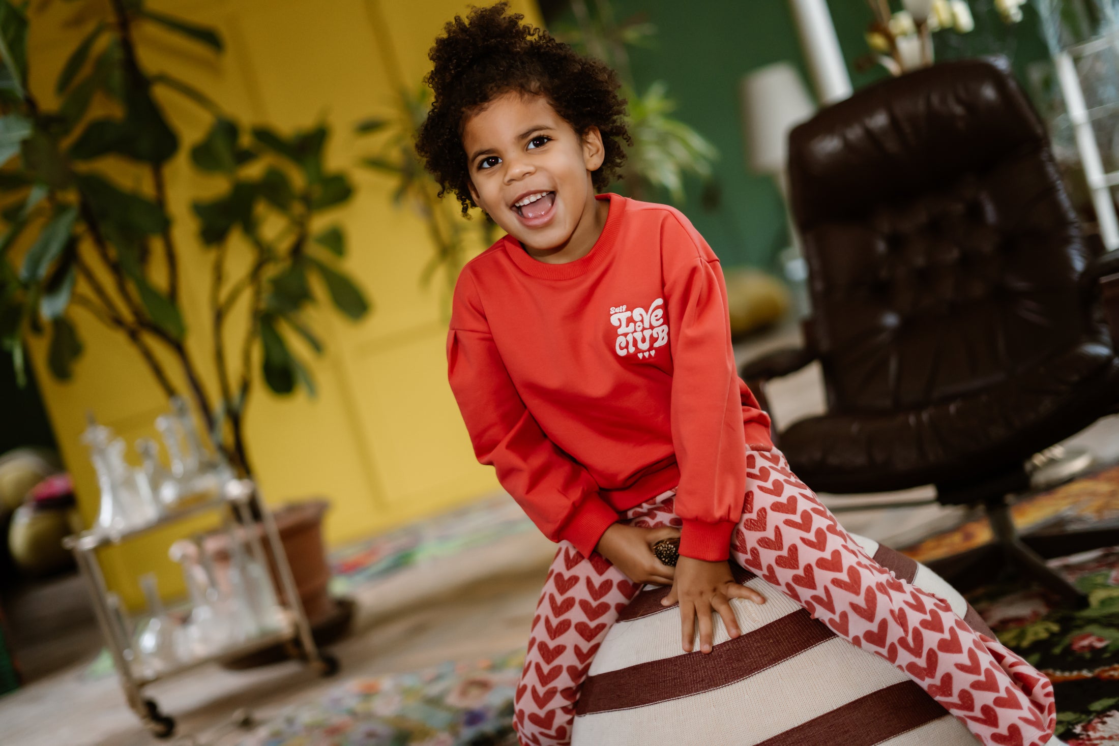 Daily Seven "Leggings ausgestellt" mit Herzchen - Nikki