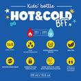 Bild in Galerie-Betrachter laden, Legami Thermosflasche für Kinder - Penguin - Hot&Cold BFF
