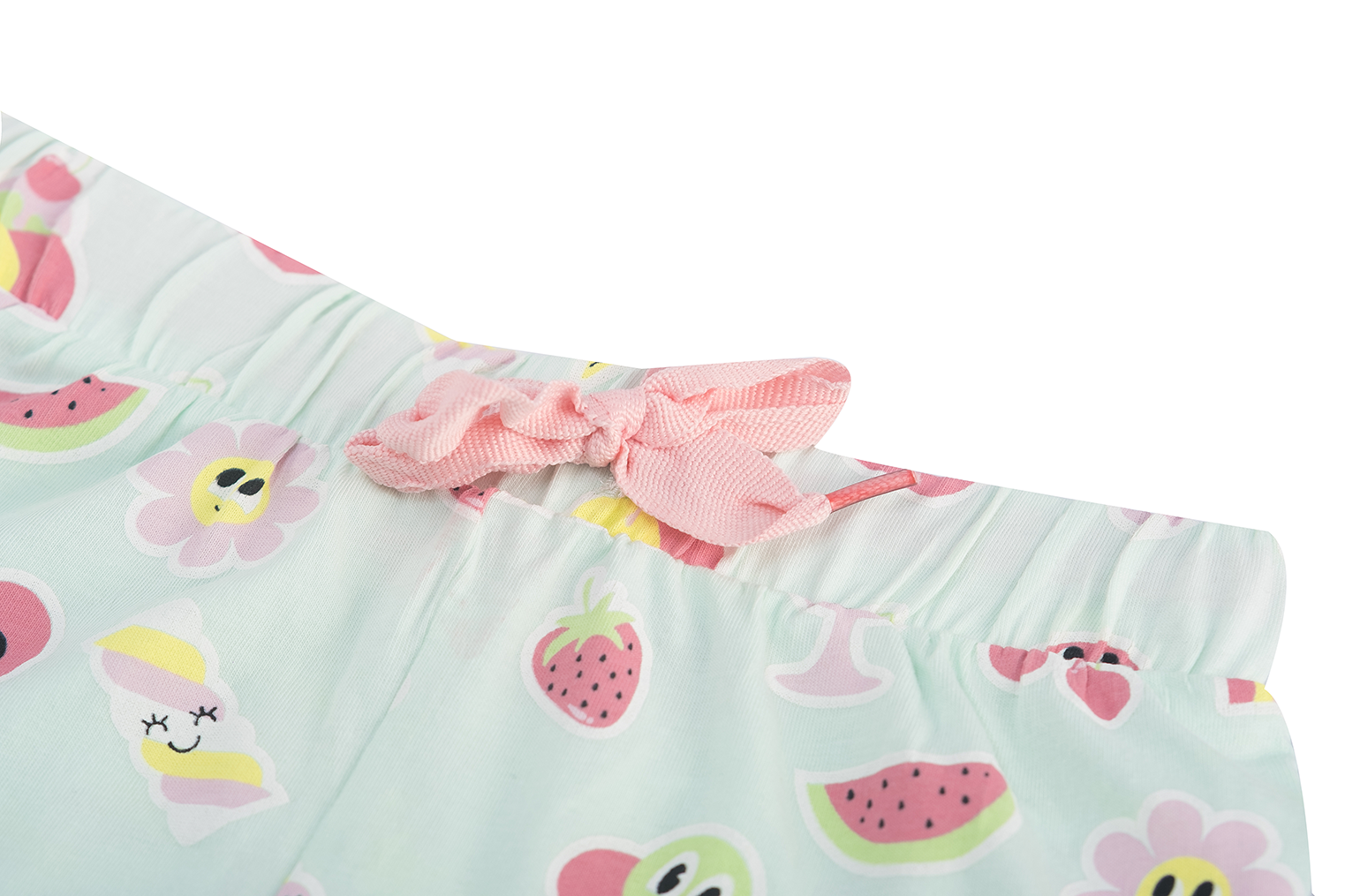 Someone "Schlafanzug kurz Doezel" mit Sommerdruck - Mint