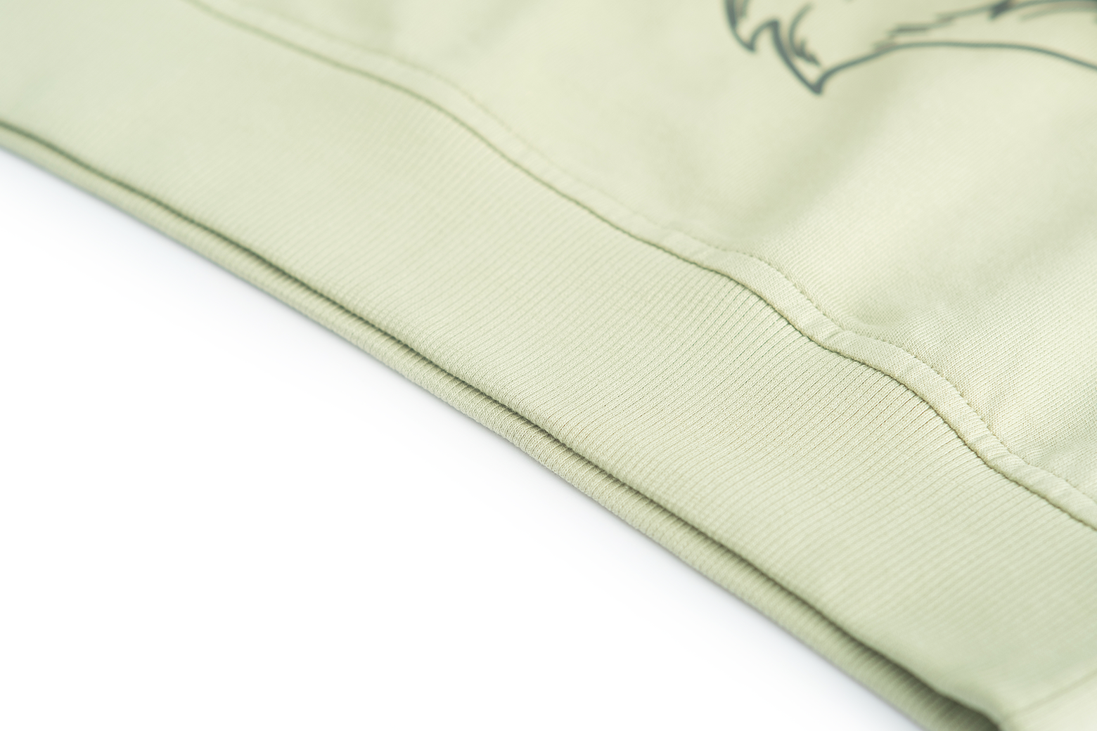 Someone "Sweatshirt" mit Kapuze und Löwenkopf - Khaki