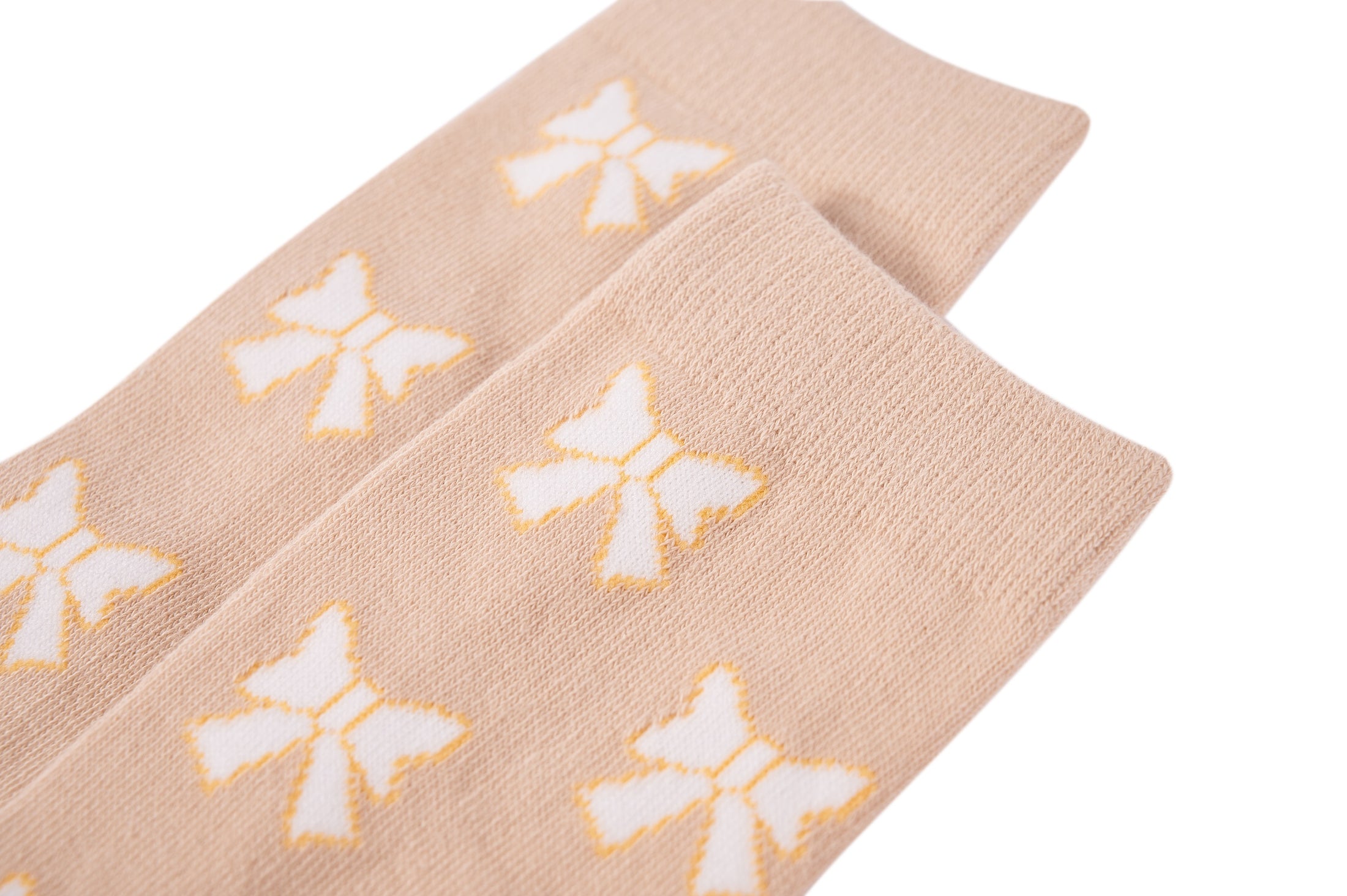 Someone "Socken" mit Schleifen - Beige