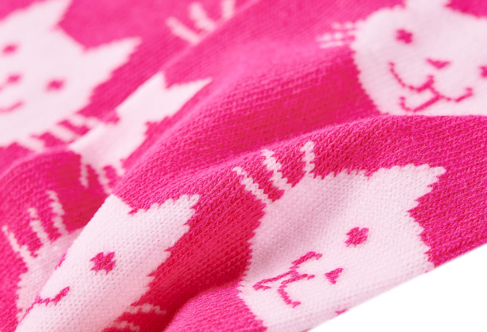 Someone "Socken" mit Kätzchen - Dark Pink
