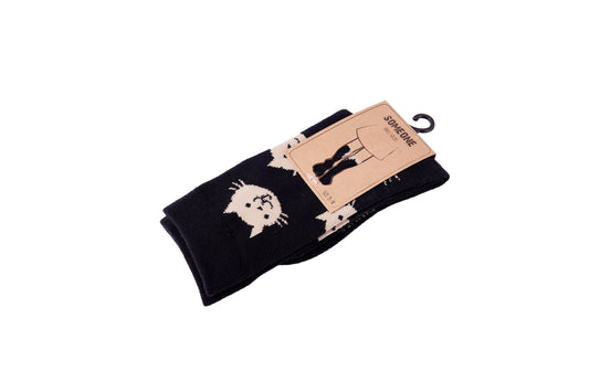 Someone "Socken" mit Kätzchen - Black