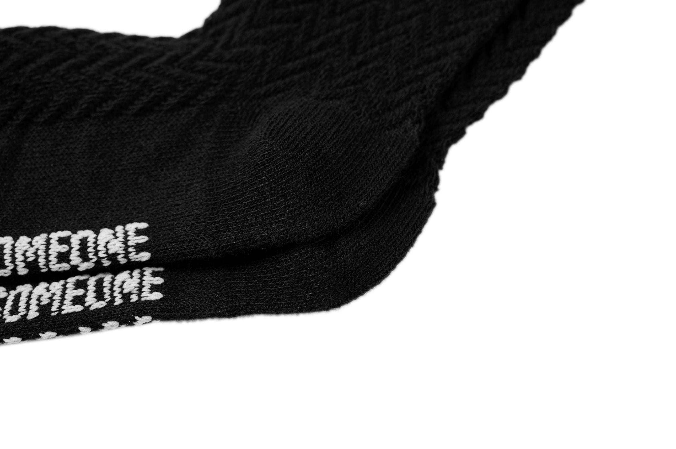 Someone "Socken" mit Schleife und Glitzer - Black