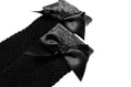 Bild in Galerie-Betrachter laden, Someone "Socken" mit Schleife und Glitzer - Black
