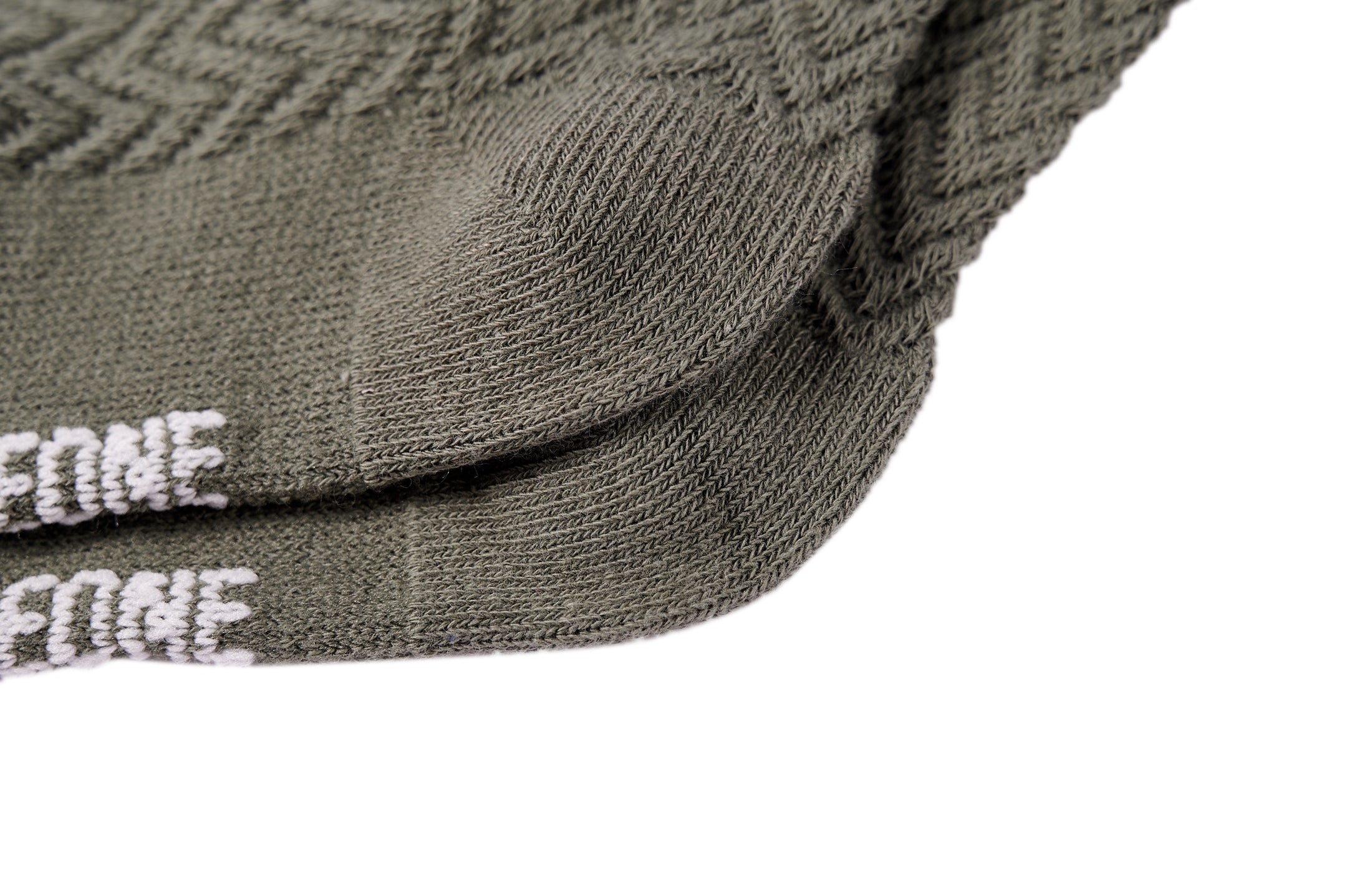 Someone "Socken" mit Schleife und Glitzer - Khaki