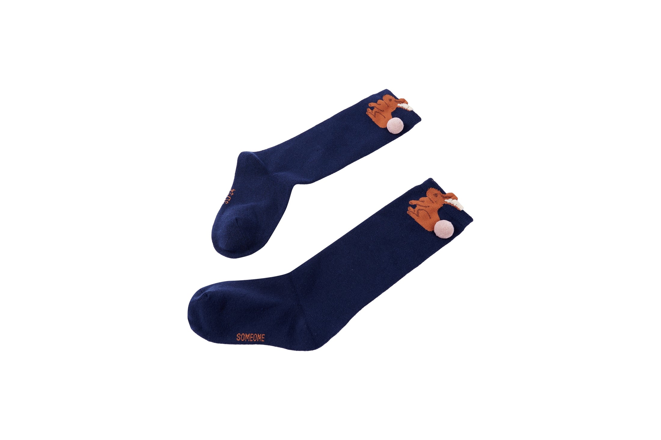Someone "Socken" mit Häschen und Plömmel - Navy