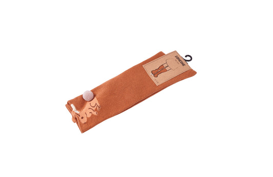 Someone "Socken" mit Häschen und Plömmel - Cognac