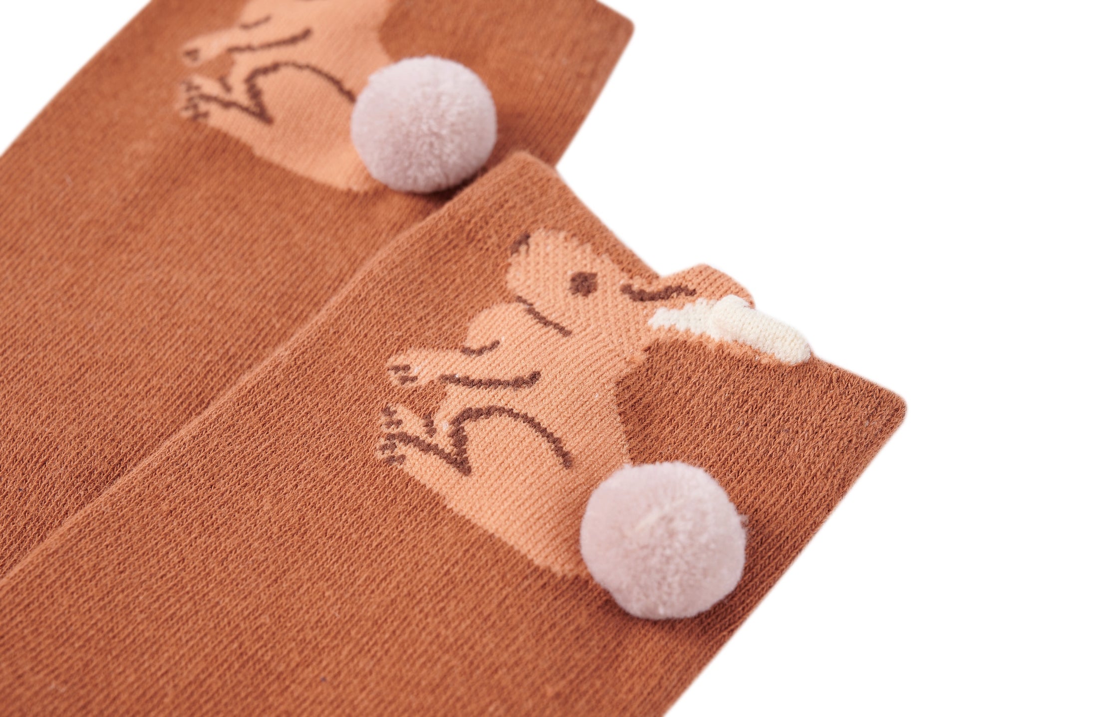 Someone "Socken" mit Häschen und Plömmel - Cognac
