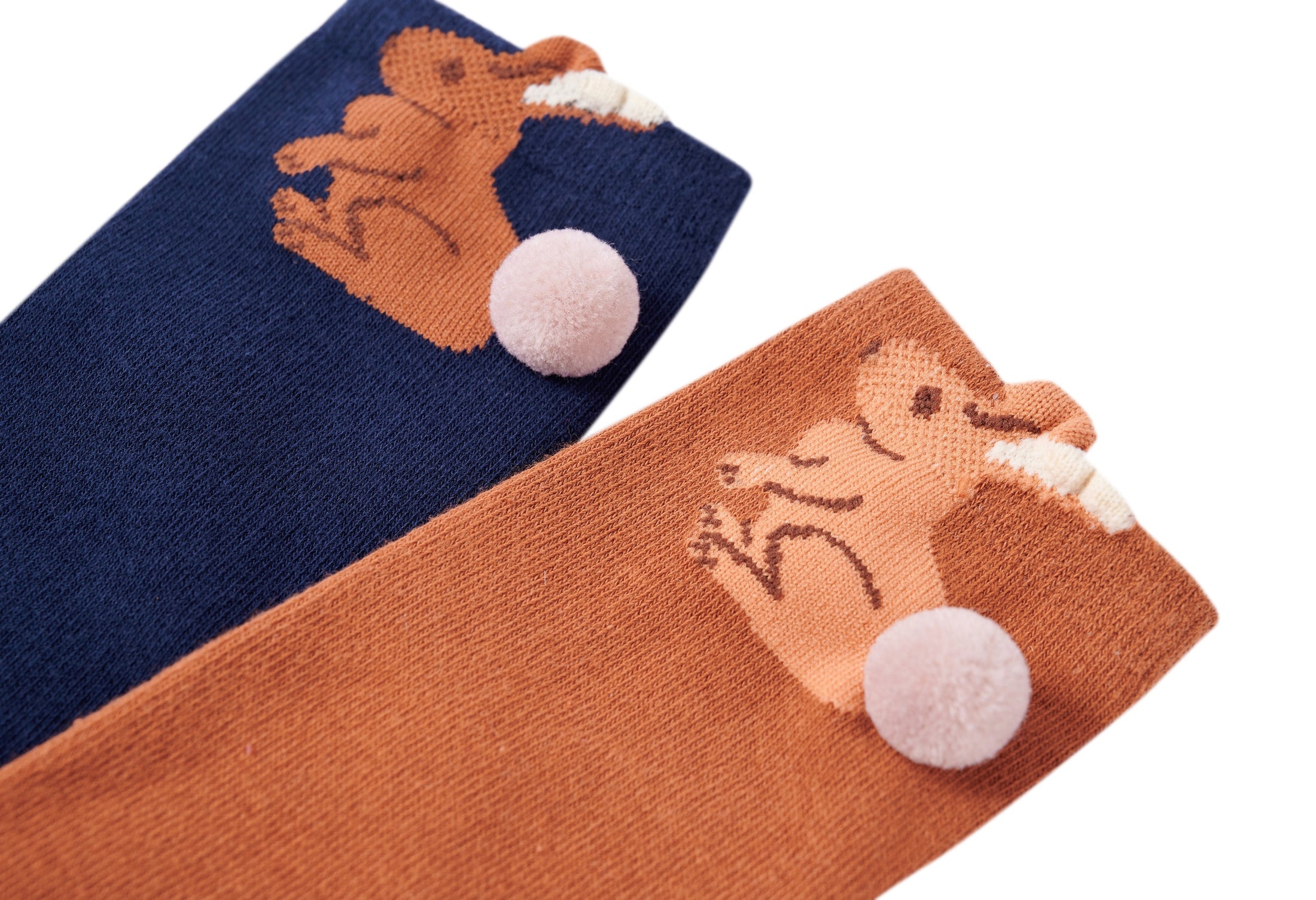 Someone "Socken" mit Häschen und Plömmel - Cognac
