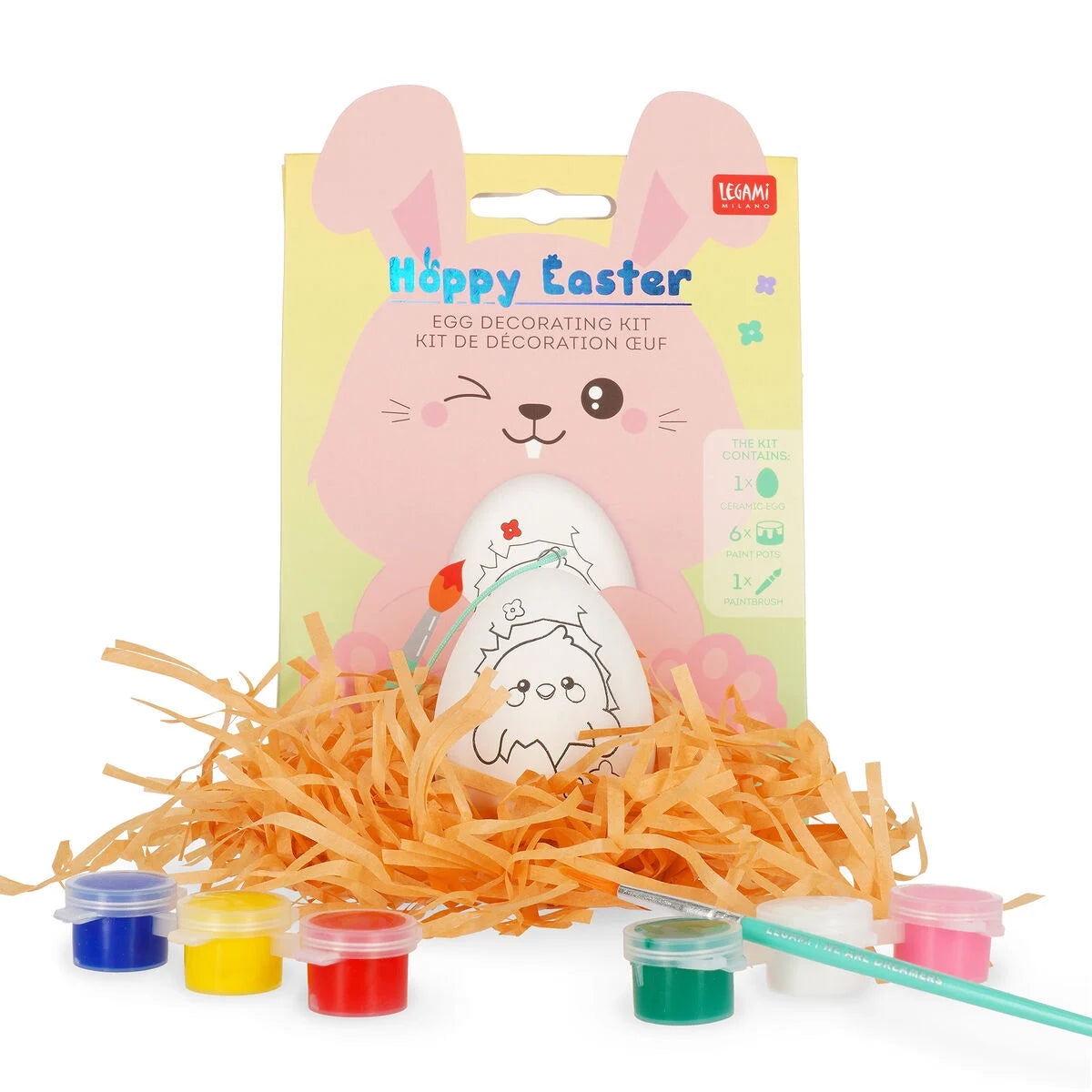 Legami Dekorationsset für Ostereier - Hoppy Easter