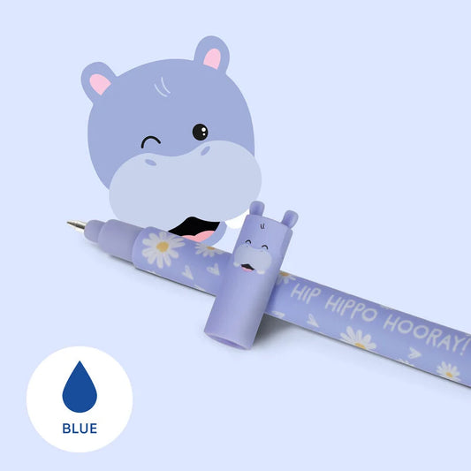 Löschbarer Gelstift - Erasable Pen - Hippo