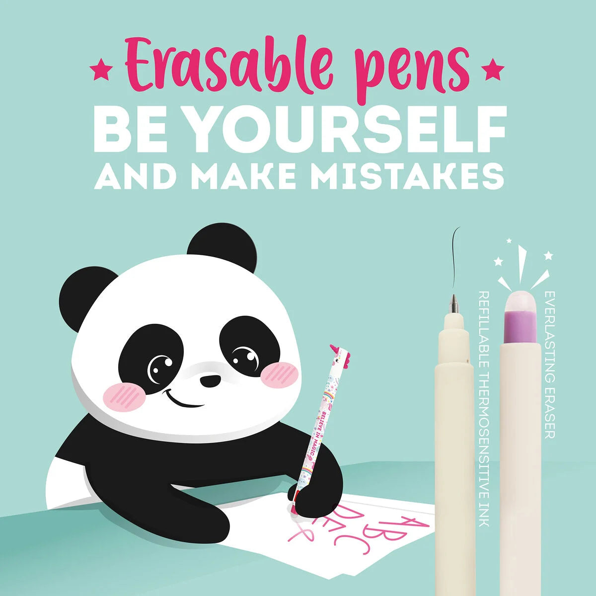 Legami Löschbarer Stift Gorilla „Wild but Kind“ - Erasable Pen