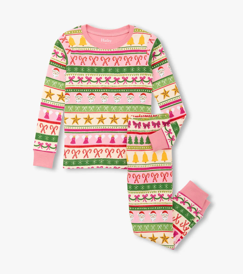 Hatley "Schlafanzug" Weihnachten - Rosa