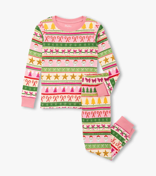 Hatley "Schlafanzug" Weihnachten - Rosa