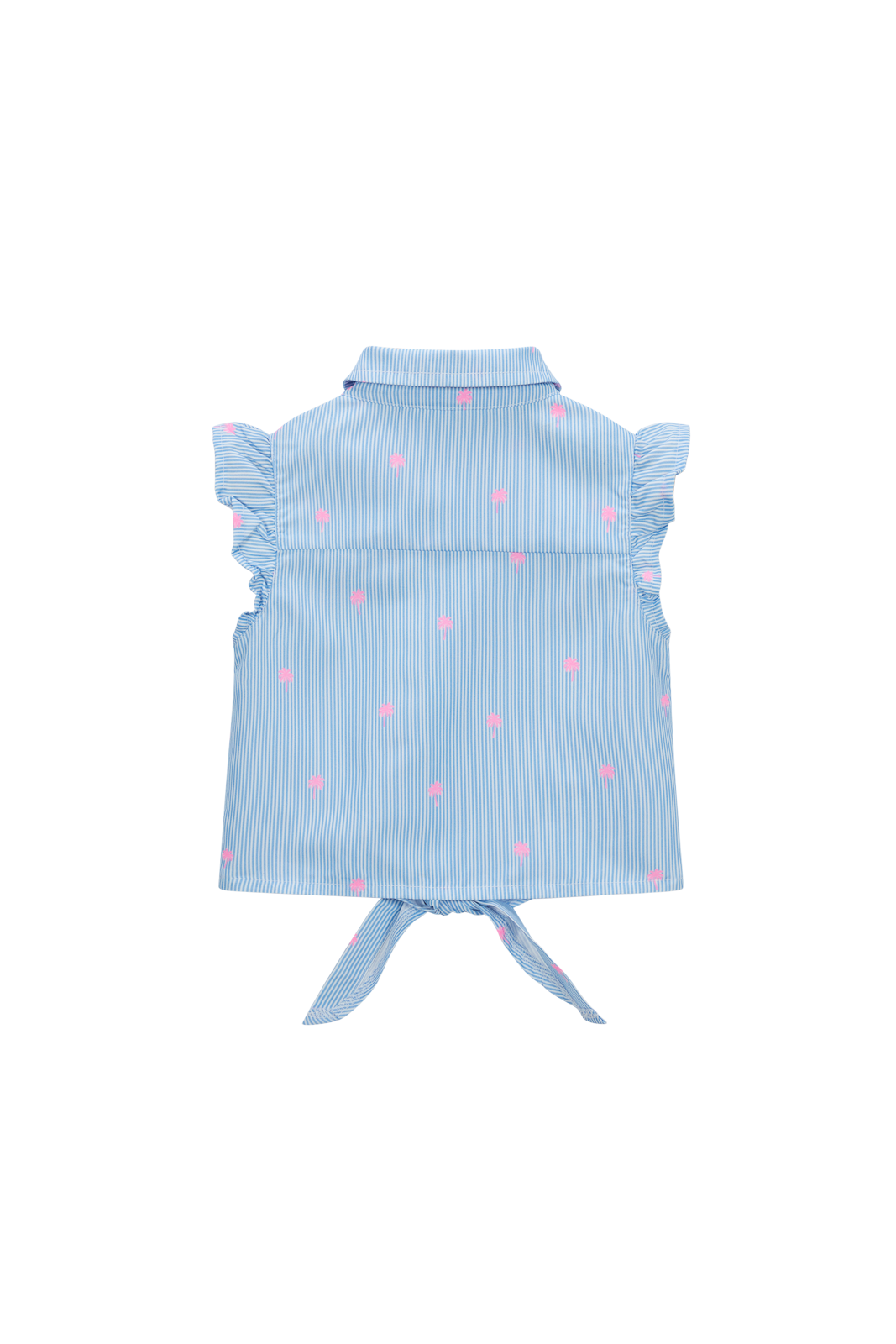 Someone Bluse mit Bindeknoten - Ecru