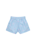 Bild in Galerie-Betrachter laden, Someone Shorts mit Schleifchen und Palmen Print - Ecru
