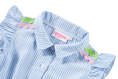 Bild in Galerie-Betrachter laden, Someone Kleid mit Rüschenärmel und Applikation - Medium Blue

