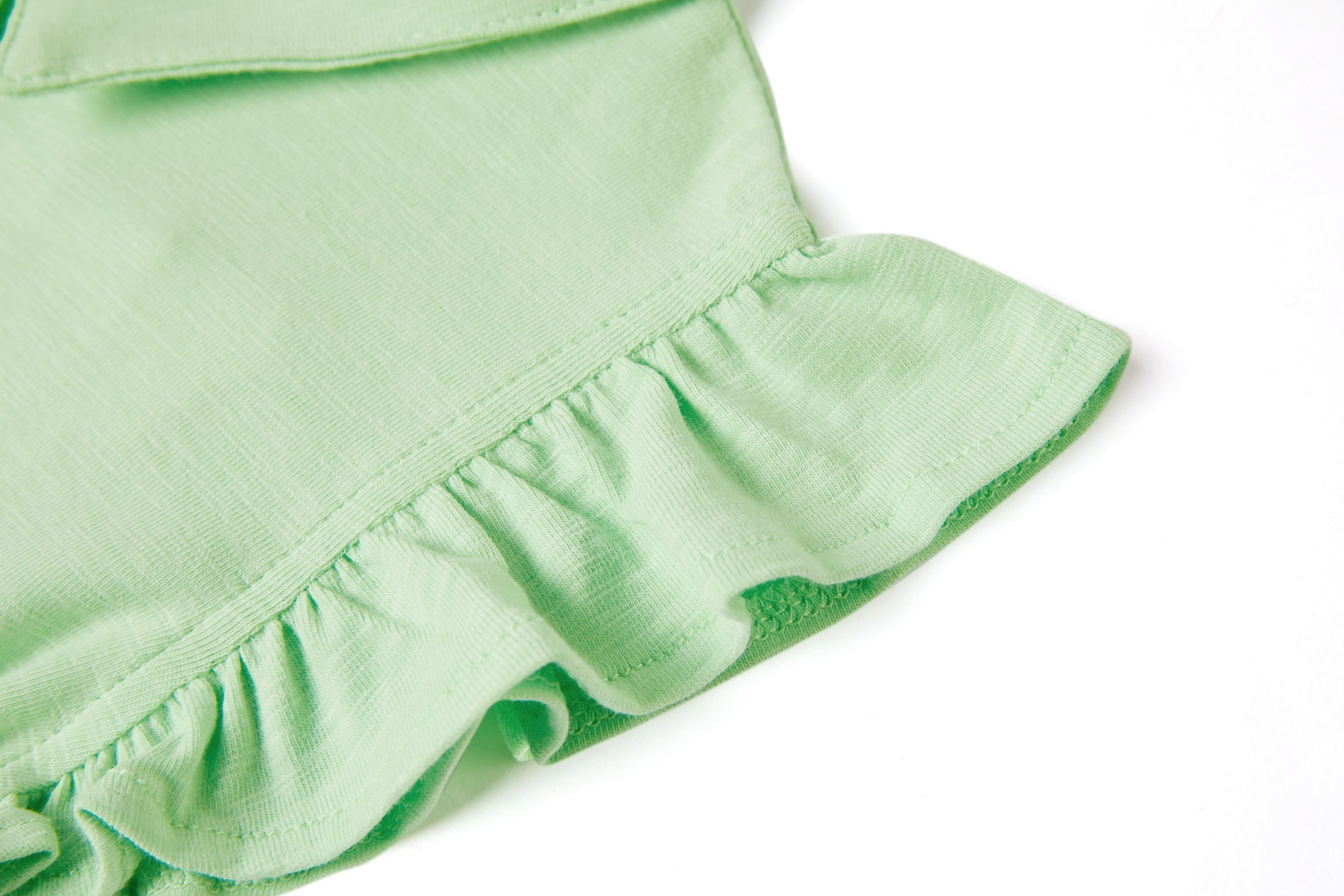 Someone "Kleid" mit Flügelärmchen und Knopfleiste - Bright Green
