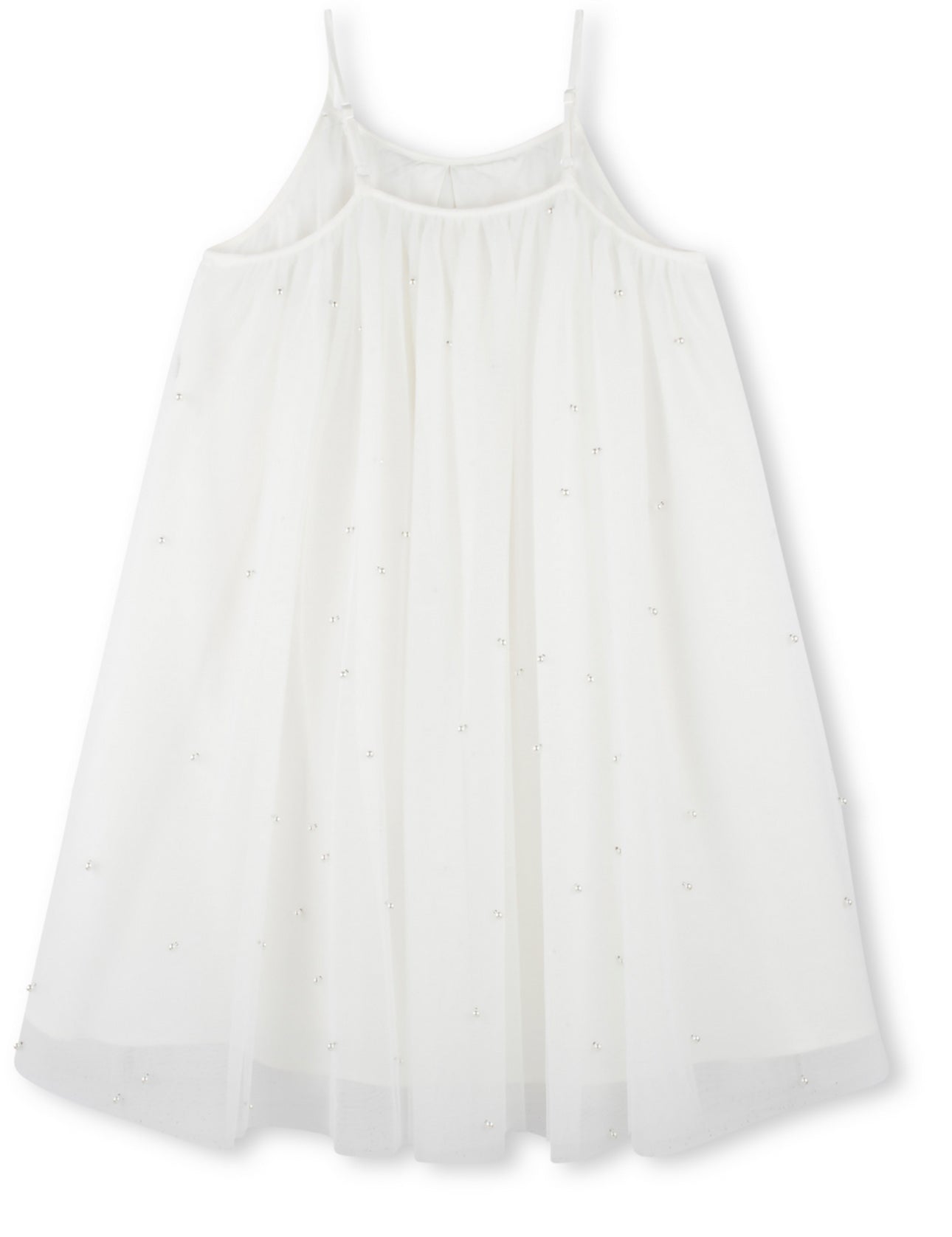 Billieblush Kleid "Weiß mit Glitzersteinchen"