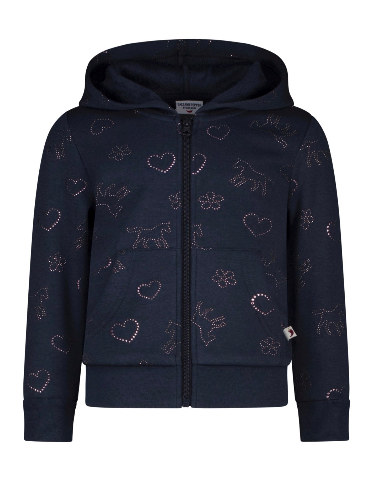 Salt & Pepper Thermo Sweatjacke . Dark Blue