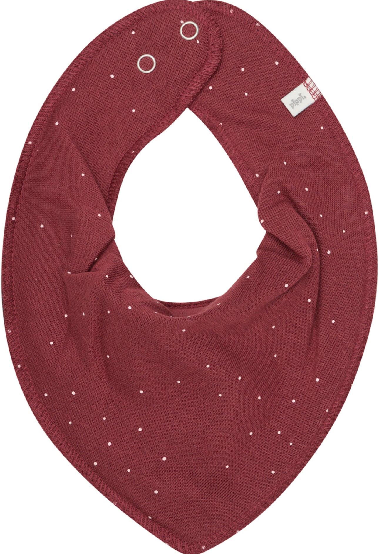 PIPPI Bandana BIP Girl-Lätzchen 3er Pack - New Maroon