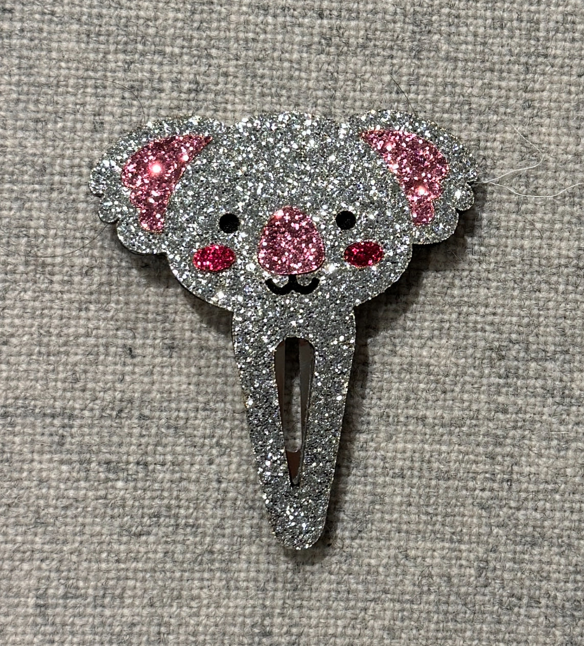 Milk & Soda Haarspange Koala mit Glitzer Groß