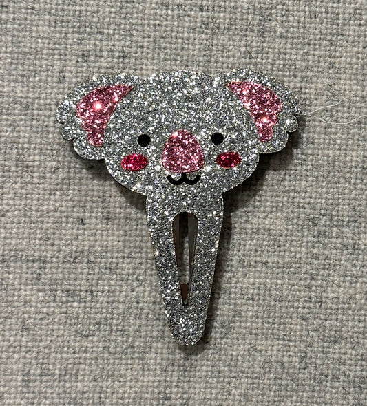 Milk & Soda Haarspange Koala mit Glitzer Groß