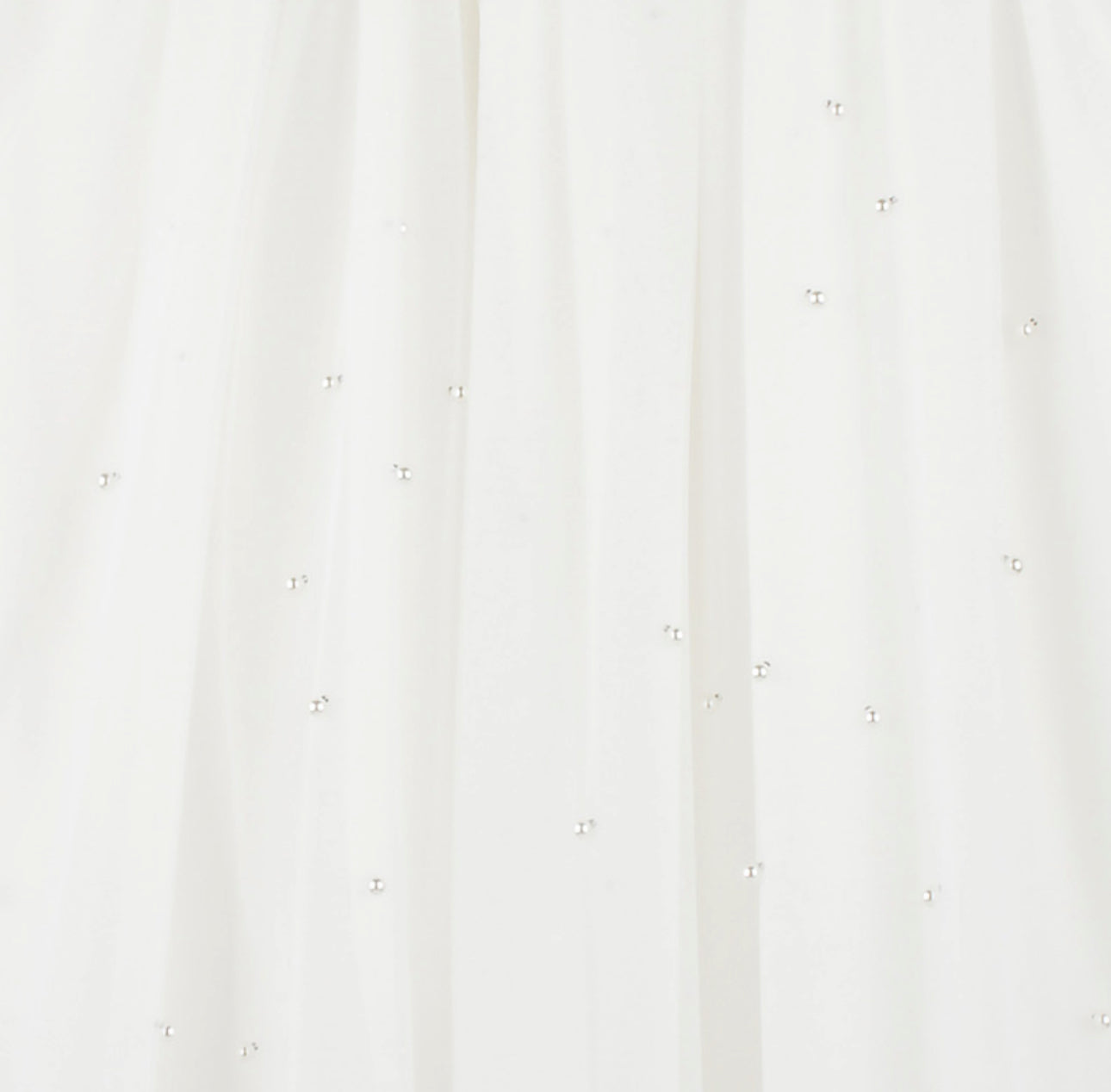 Billieblush Kleid "Weiß mit Glitzersteinchen"