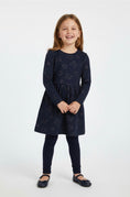 Bild in Galerie-Betrachter laden, Salt & Pepper Thermo Kleid mit glitzer Print
