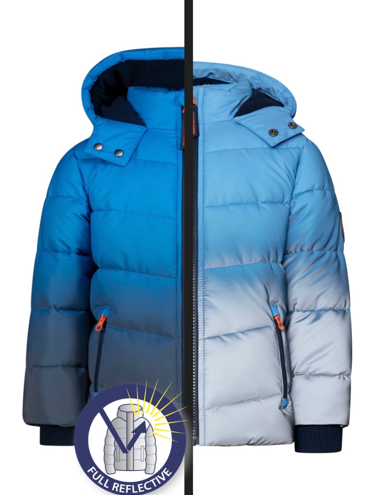 Salt & Pepper reflektierende Outdoor Jacke - Blau