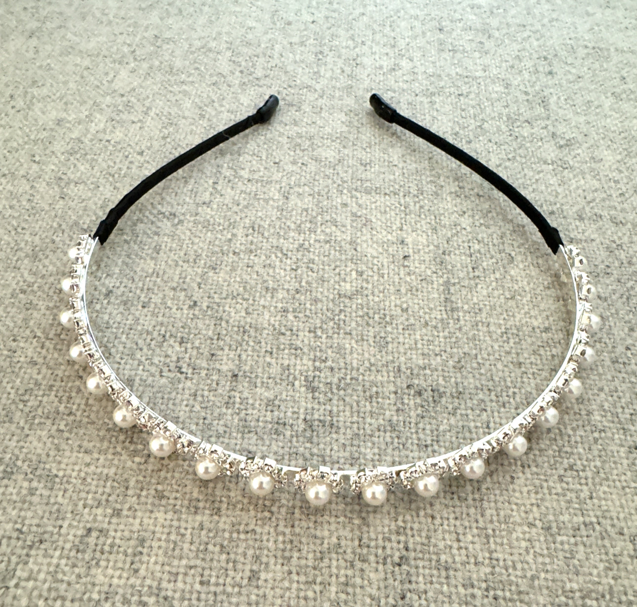 Milk & Soda Haarreif Perlen mit Glitzersteinchen