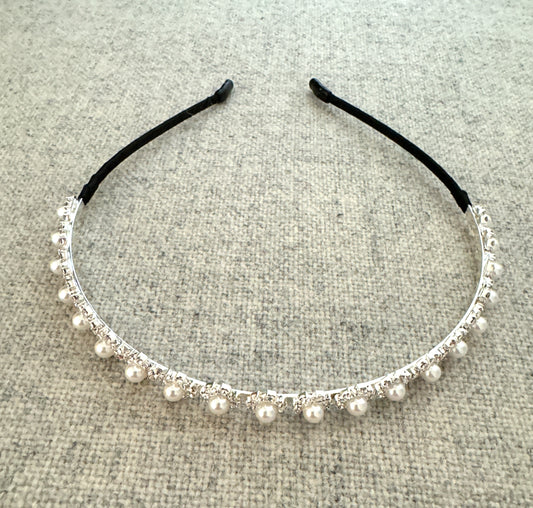 Milk & Soda Haarreif Perlen mit Glitzersteinchen