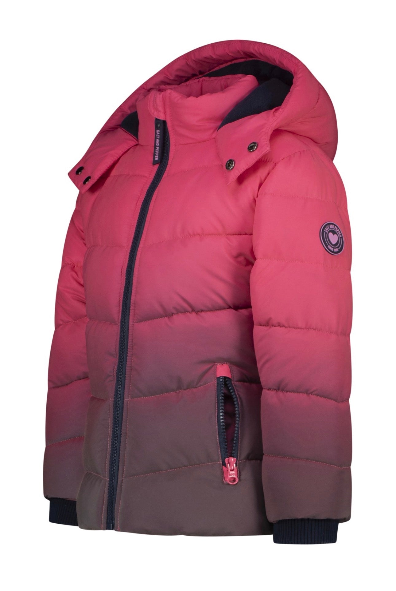 Salt & Pepper Outdoor Jacke mit reflektion - Pink