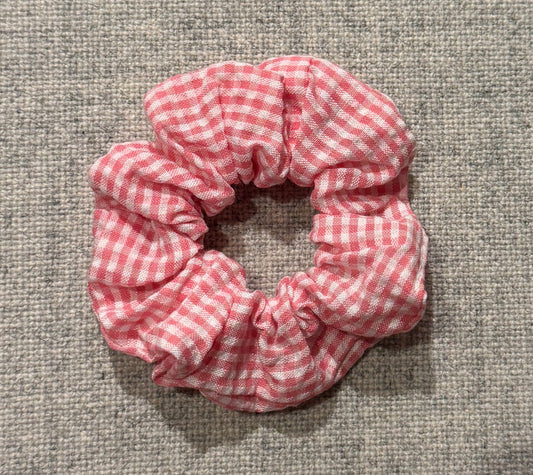 Milk & Soda Scrunchie "Rosa kariert"