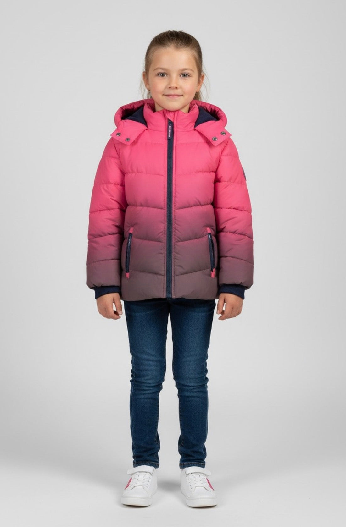 Salt & Pepper Outdoor Jacke mit reflektion - Pink