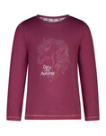 Bild in Galerie-Betrachter laden, Salt & Pepper Langarmshirt mit Druck - Red
