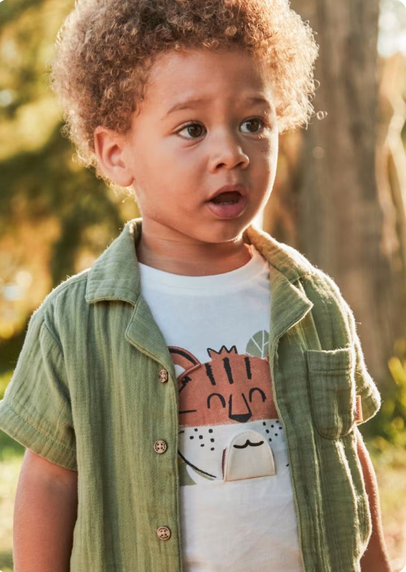 Mayoral "T-Shirt Tiger" - Sahne