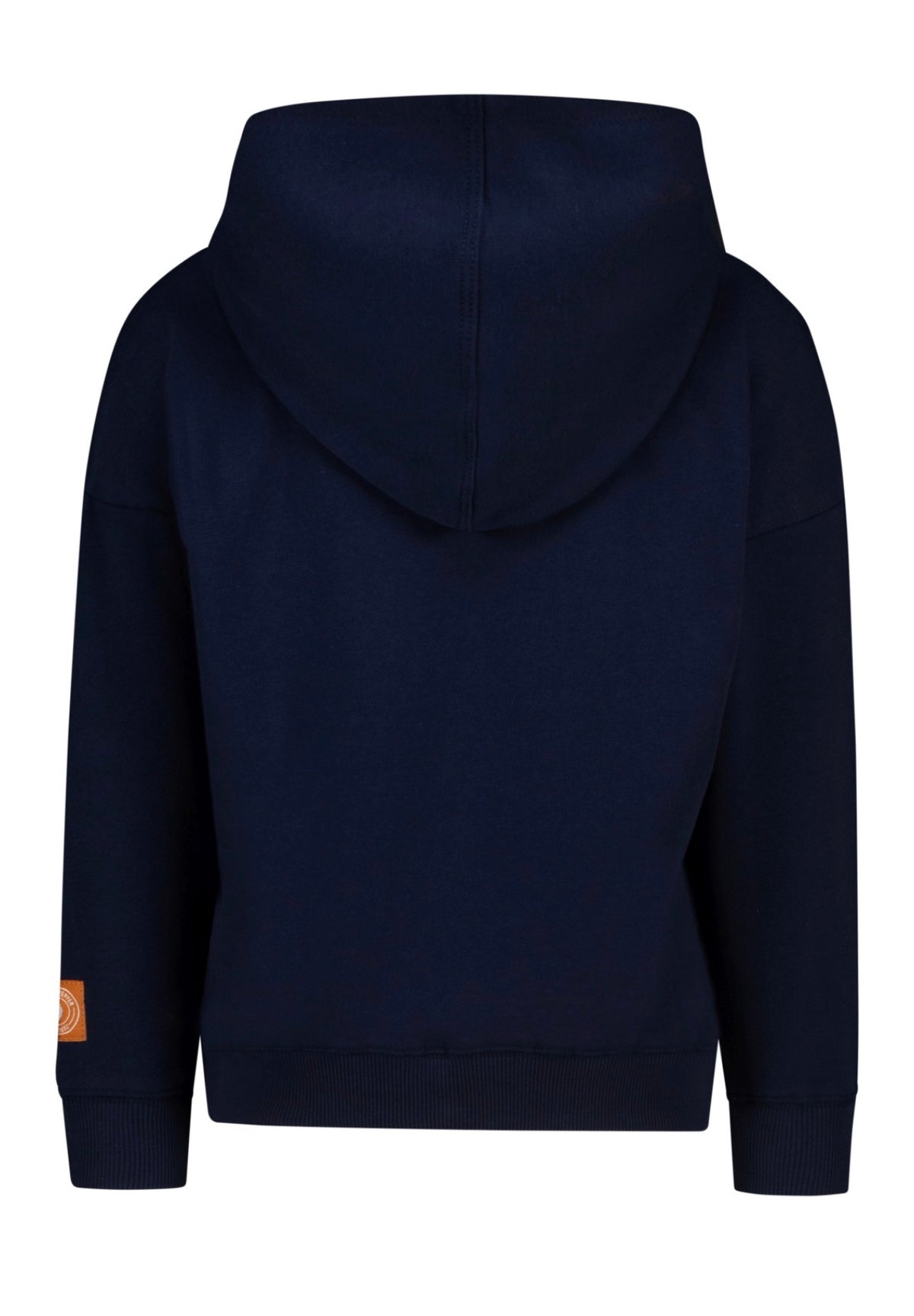 Salt & Pepper Sweatshirt mit Kapuze und Stick Applikation - Dark Blue
