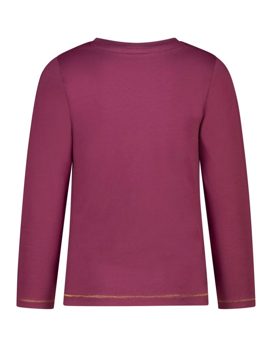 Salt & Pepper Langarmshirt mit Druck - Red