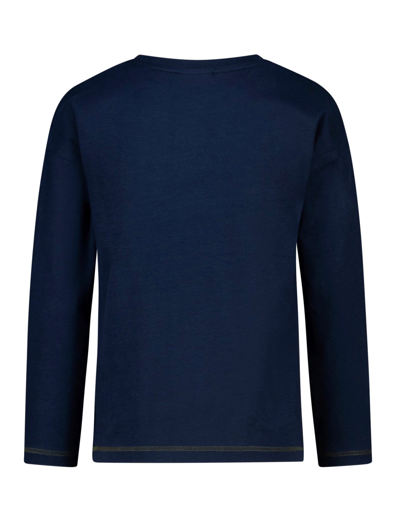 Salt & Pepper T-Shirt langarm mit 3D Dino Druck - Dark Blue