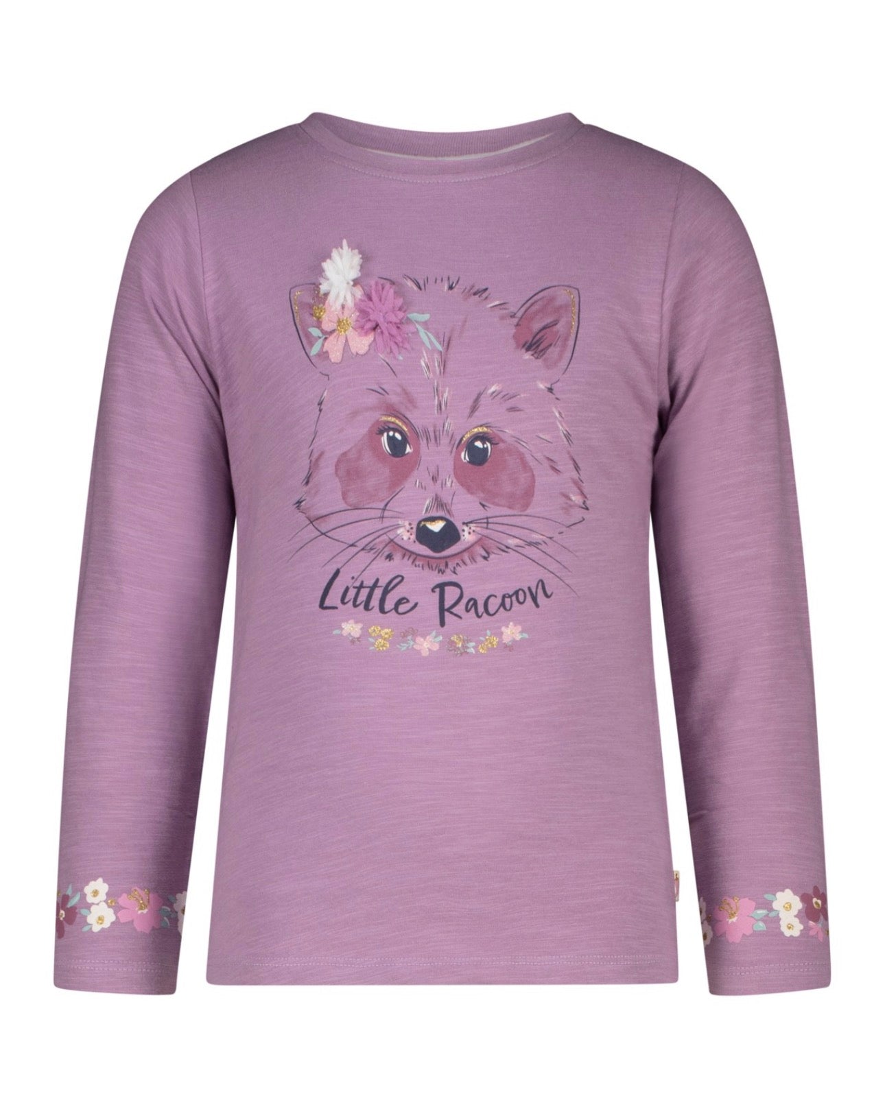 Salt & Pepper Langarmshirt mit Druck - Light Purple