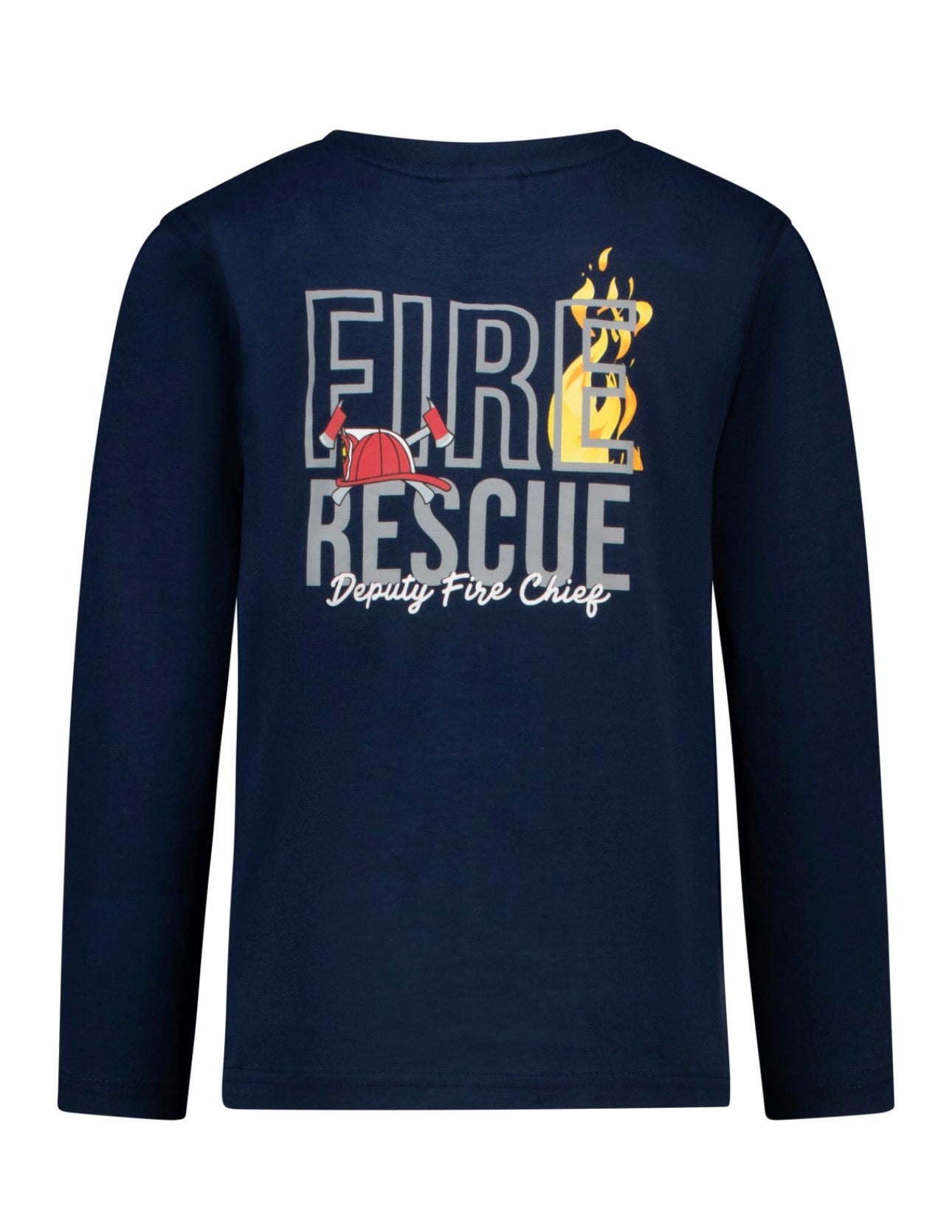 Salt & Pepper T-Shirt langarm mit Stick-Applikation - Dark Blue