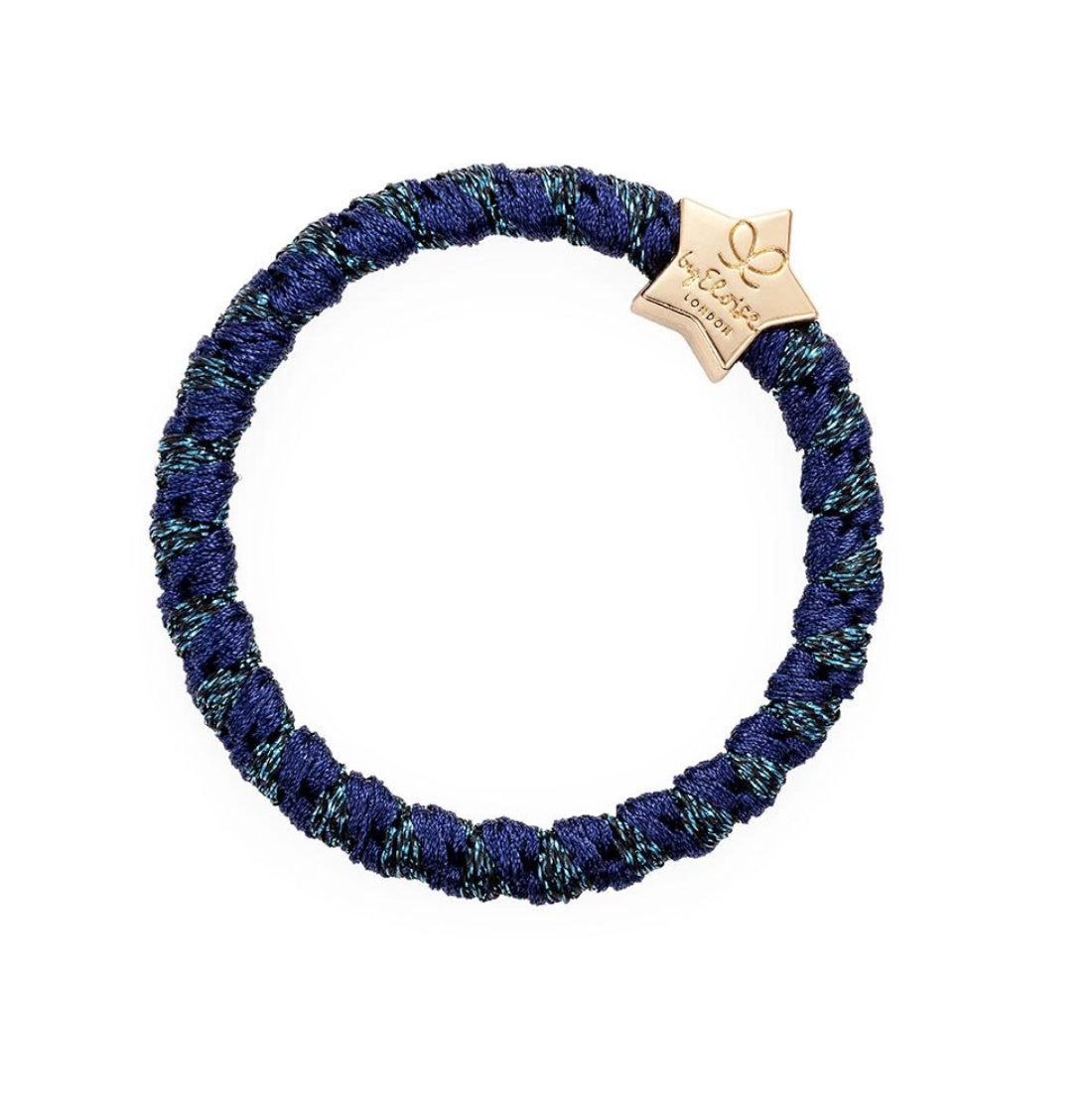 byEloise "woven Haargummi mit goldenem Stern"
