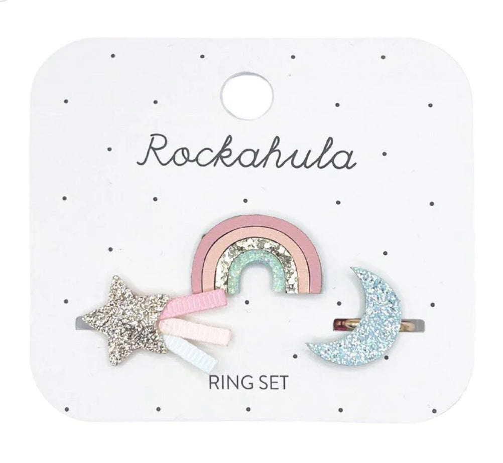 Rockahula "Ring-Set Regenbogen"