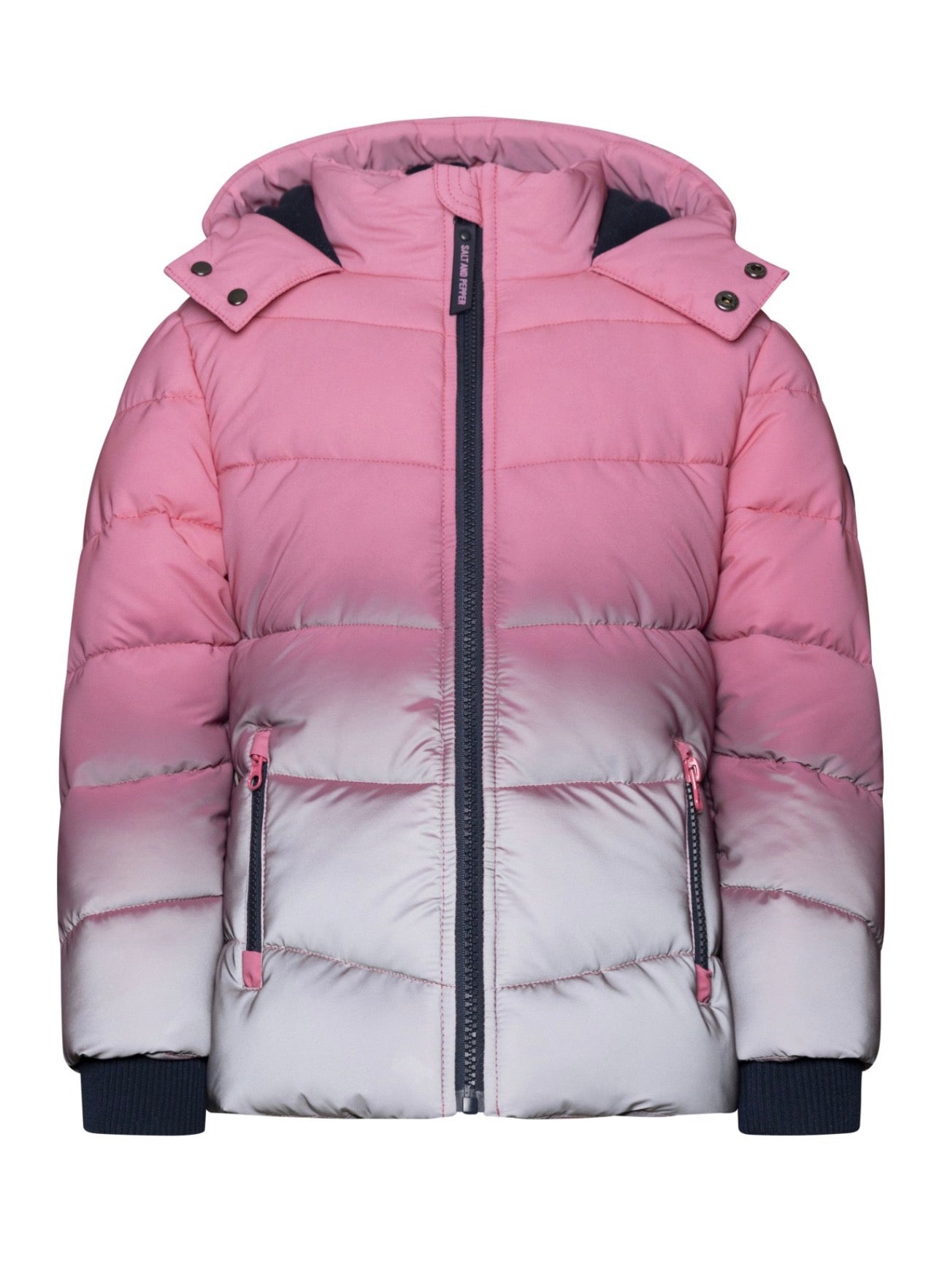 Salt & Pepper Outdoor Jacke mit reflektion - Pink