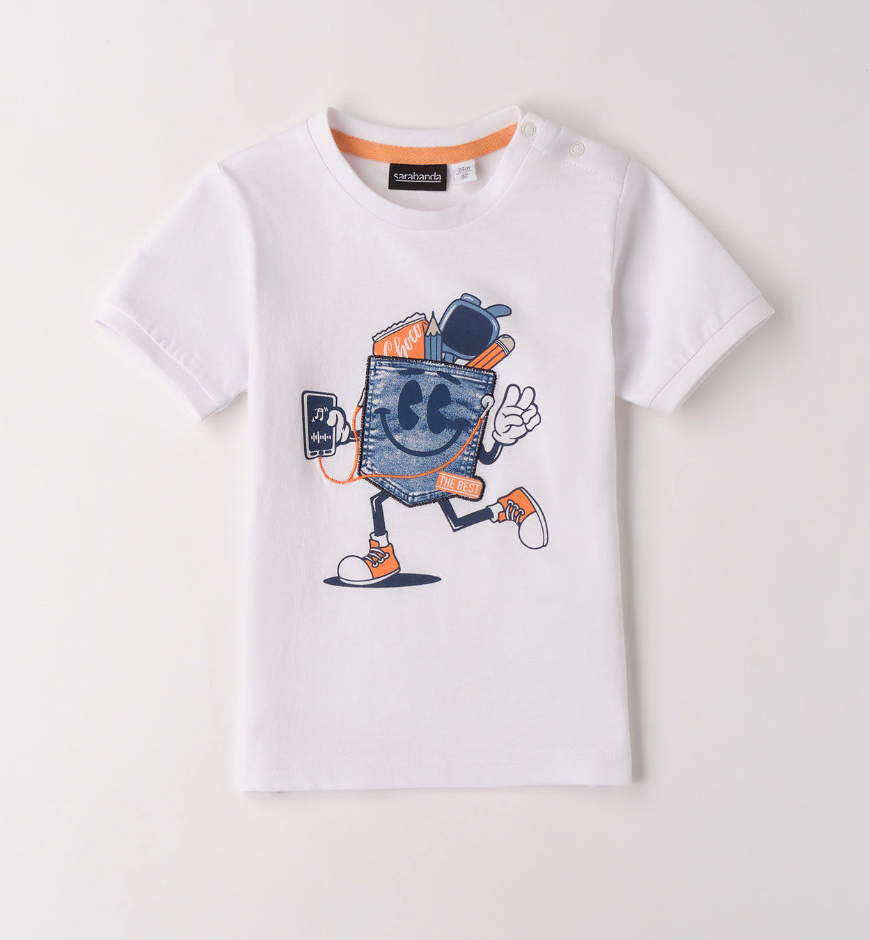 Sarabanda T-Shirt mit Druck - Weiss