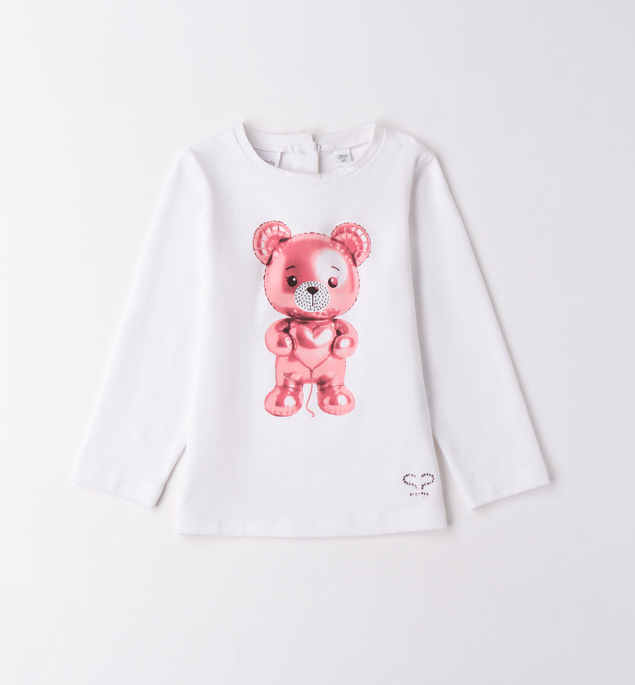 Sarabanda T-Shirt langarm mit Druck - Weiss