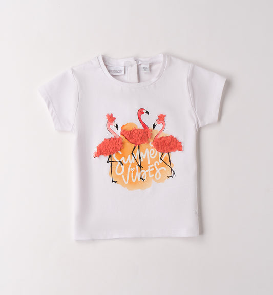 Sarabanda T-Shirt mit Druck - Weiss